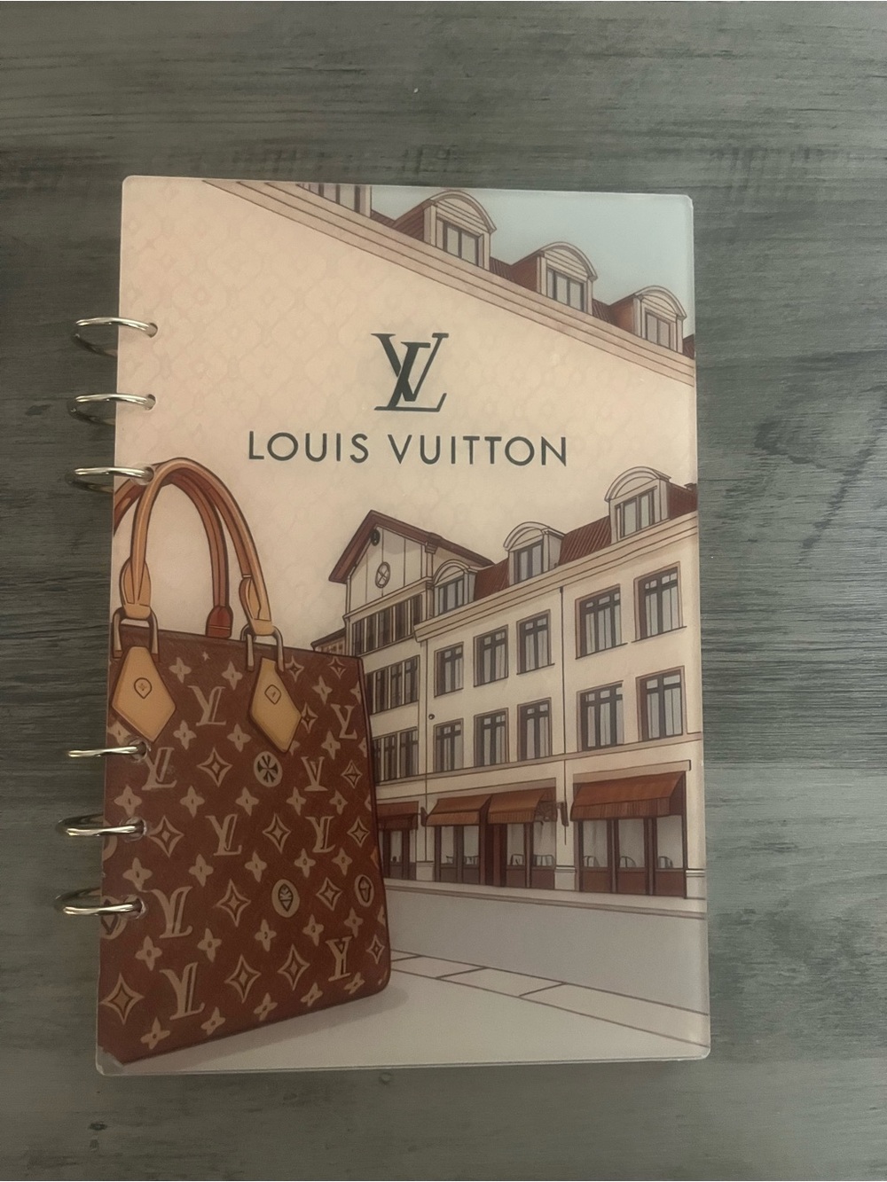 Brown Monogram Notebook